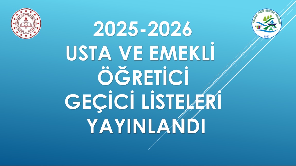 ÖNEMLİ DUYURU